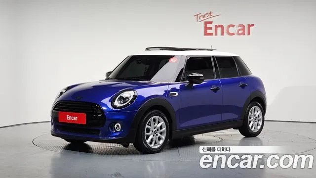 Mini Cooper 2021 Синий из Кореи