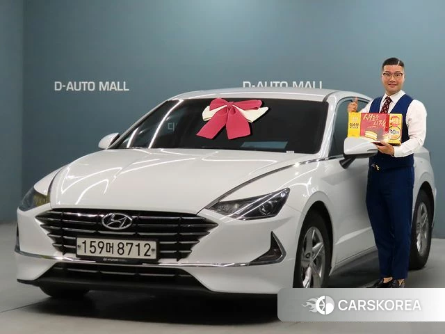 Hyundai Sonata (DN8) 2019 Белый из Кореи