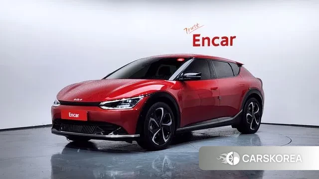 Kia EV6 2021 Красный из Кореи