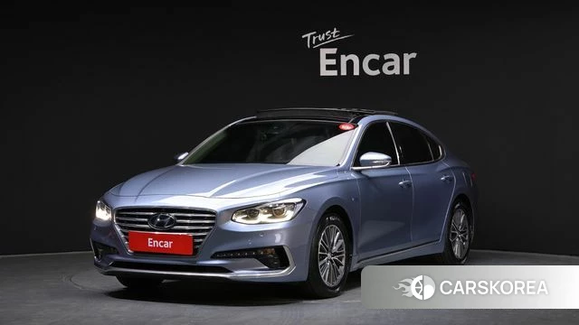 Hyundai Grandeur IG Hybrid 2018 Светло-серебряный цвет из Кореи