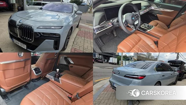BMW 7 Series (G70) 2025 Серебристо-серый из Кореи