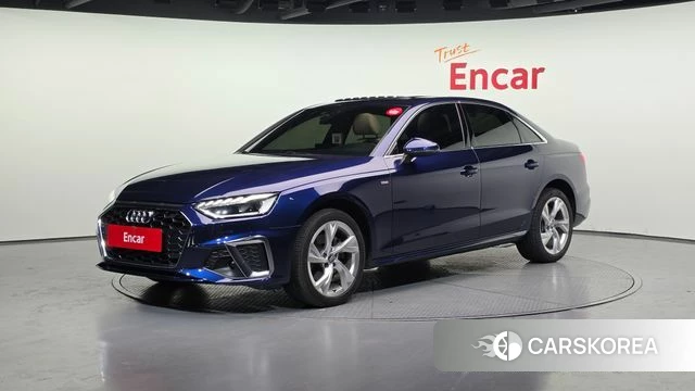Audi A4 (B9) 2020 Синий из Кореи