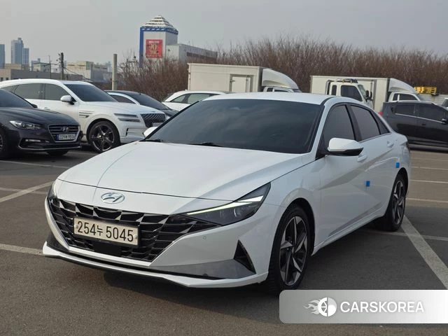 Hyundai Avante (CN7) 2020 Белый из Кореи