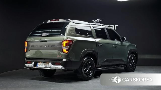 Ssangyong The New Rexton Sport 2022 Зеленый из Кореи