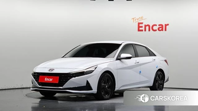 Hyundai Avante (CN7) 2022 Белый из Кореи