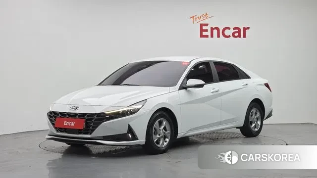 Hyundai Avante (CN7) 2020 Белый из Кореи