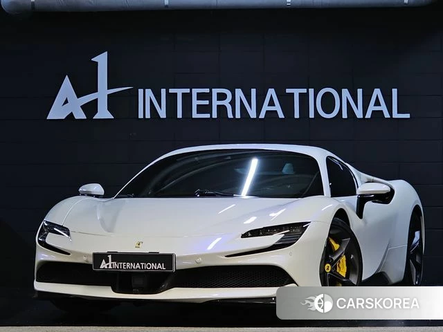 Ferrari SF90 Spider 2022 Жемчужный цвет из Кореи