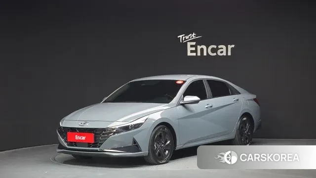 Hyundai Avante Hybrid (CN7) 2021 Серый из Кореи
