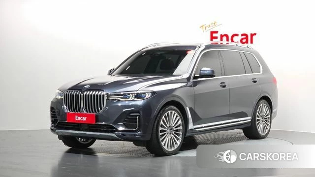 BMW X7 (G07) 2021 Серый из Кореи