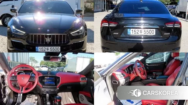 Maserati Ghibli 2019 Черный из Кореи