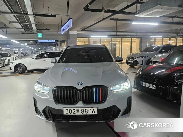 BMW X3 (G01) 2022 Небесно-голубой из Кореи