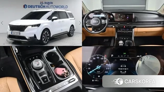 Kia Carnival 4th generation 2021 Белый из Кореи