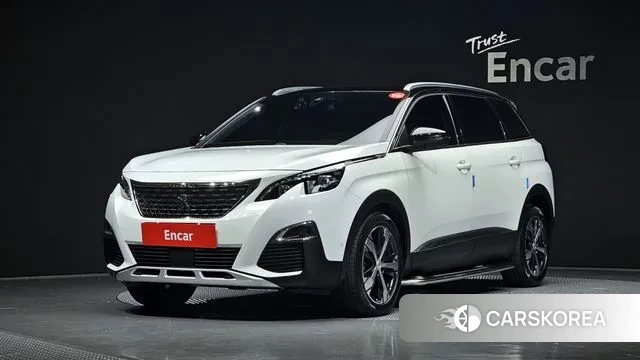 Peugeot 5008 second generation 2019 Белый из Кореи