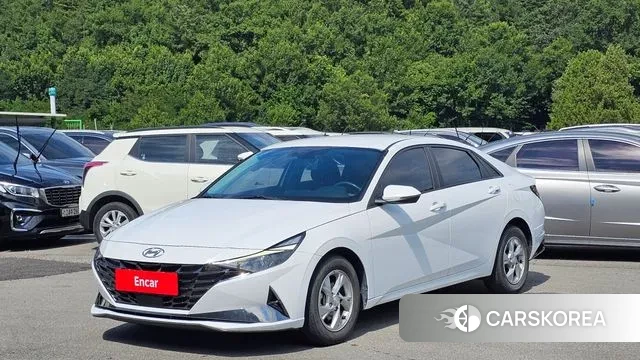Hyundai Avante (CN7) 2021 Белый из Кореи