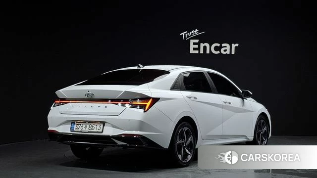 Hyundai Avante (CN7) 2020 Белый из Кореи