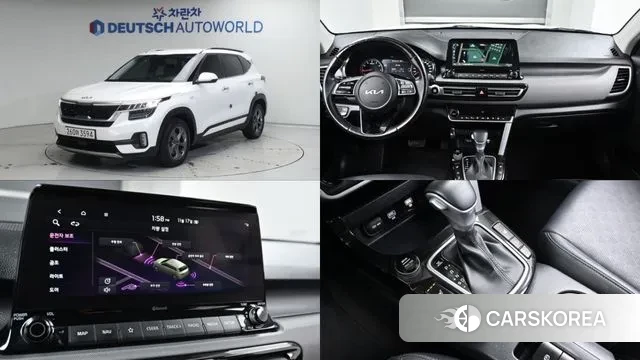 Kia Seltos 2022 Белый из Кореи