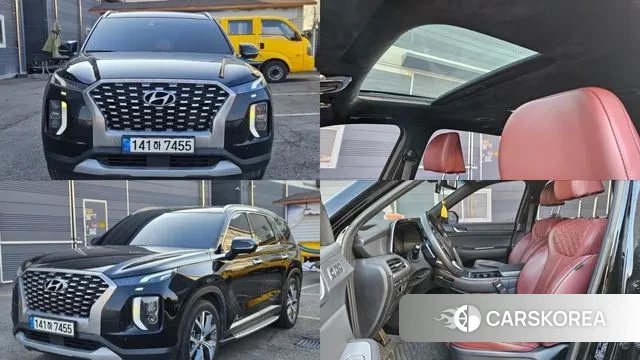 Hyundai Palisade 2022 Черный из Кореи