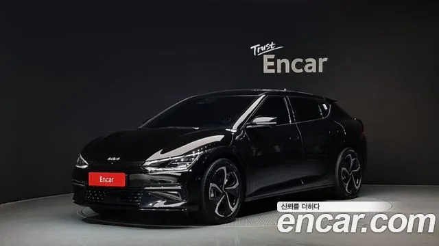 Kia EV6 2022 Черный из Кореи