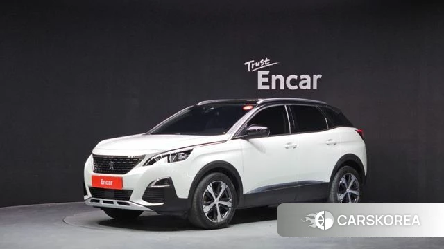 Peugeot 3008 second generation 2021 Белый из Кореи