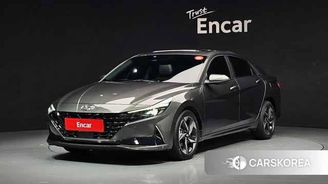Hyundai Avante (CN7) 2021 Серый из Кореи