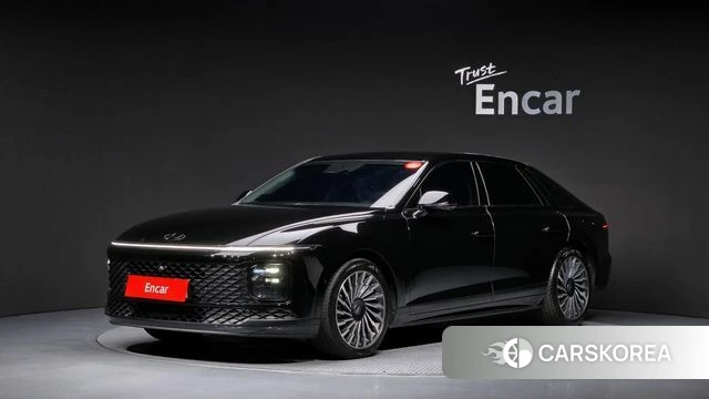 Hyundai Grandeur (GN7) 2024 Черный из Кореи