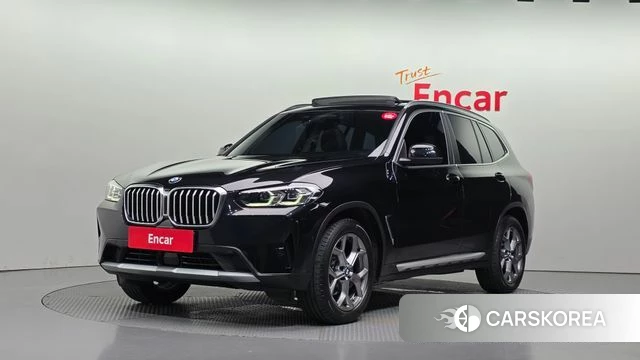 BMW X3 (G01) 2022 Черный из Кореи