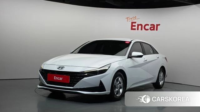 Hyundai Avante (CN7) 2021 Белый из Кореи