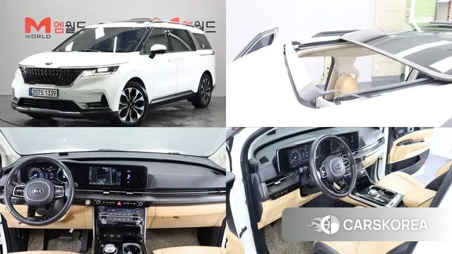 Kia Carnival 4th generation 2021 Белый из Кореи