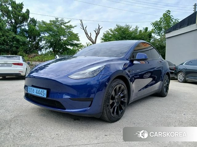 Tesla Model Y 2023 Синий из Кореи