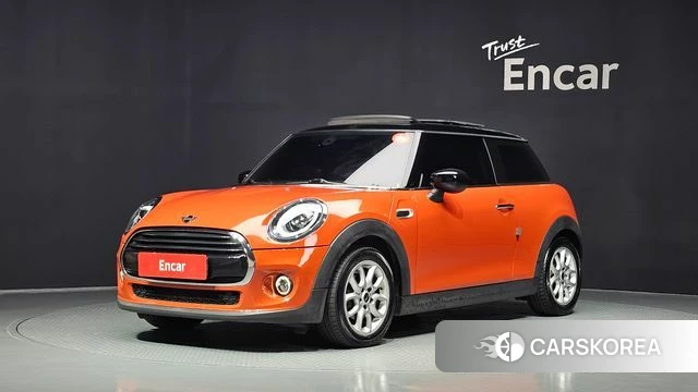 Mini Cooper 2021 Оранжевый из Кореи
