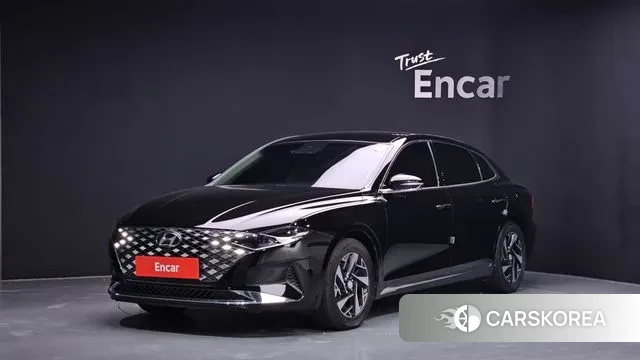 Hyundai The New Grandeur IG Hybrid 2021 Черный из Кореи