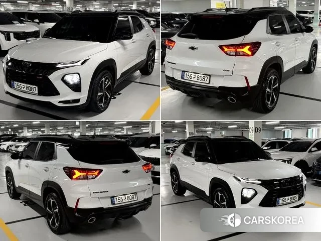 Chevrolet (GM Daewoo) Trailblazer 2020 Белый из Кореи