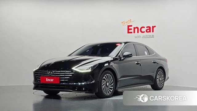 Hyundai Sonata Hybrid (DN8) 2023 Черный из Кореи