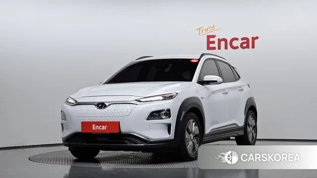 Hyundai Kona Electric 2018 Белый из Кореи