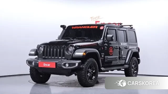 Jeep Wrangler (JL) 2022 Черный из Кореи