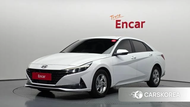 Hyundai Avante (CN7) 2022 Белый из Кореи