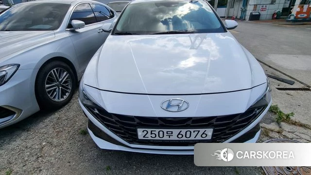 Hyundai Avante (CN7) 2020 Белый из Кореи