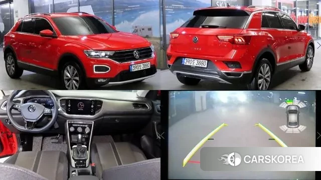 Volkswagen T-Roc 2021 Красный из Кореи