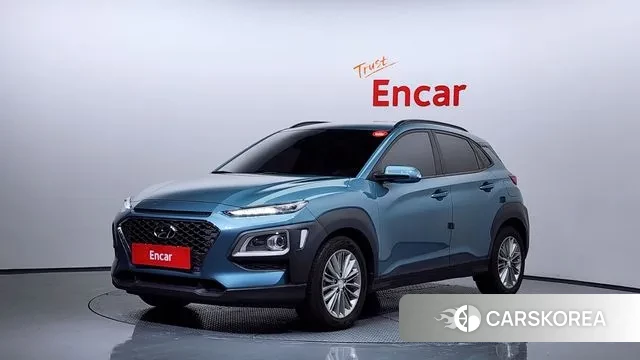 Hyundai Kona 2019 Небесно-голубой из Кореи