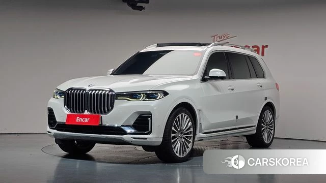 BMW X7 (G07) 2021 Белый из Кореи