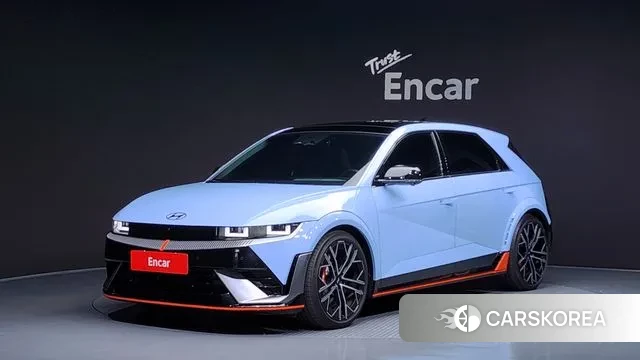 Hyundai Ionic 5 2024 Небесно-голубой из Кореи