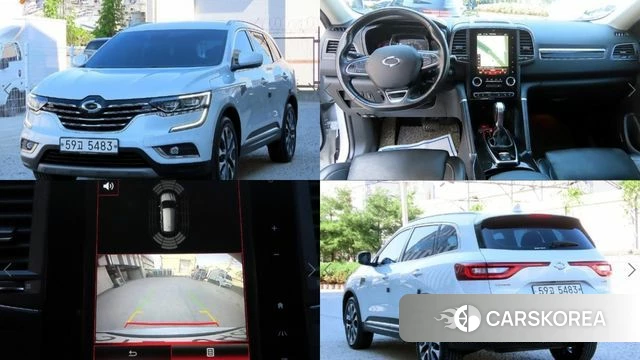 Renault Korea (Samsung) QM6 2019 Белый из Кореи