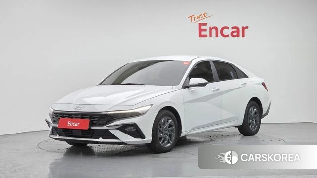 Hyundai The New Avante (CN7) 2023 Белый из Кореи