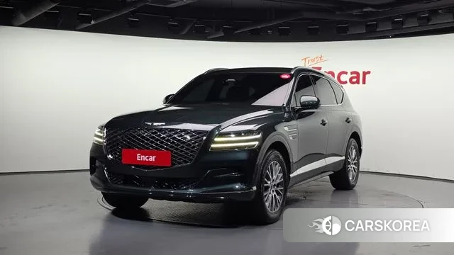 Genesis GV80 2021 Темно-зеленый из Кореи