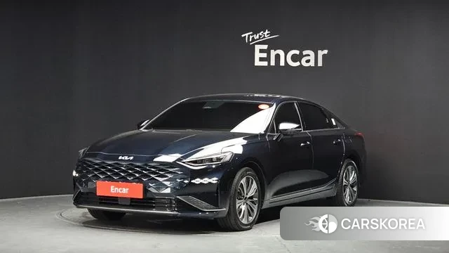 Kia K8 Hybrid 2021 Синий из Кореи