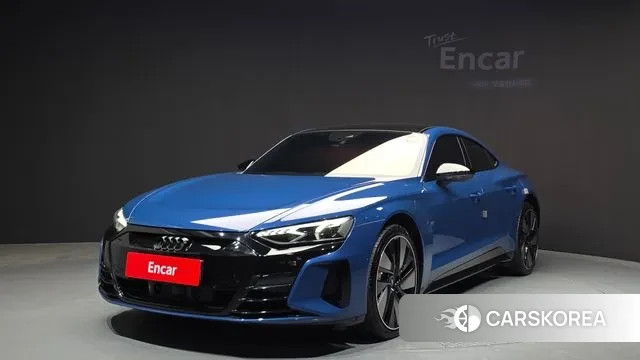 Audi e-Tron GT 2021 Синий из Кореи
