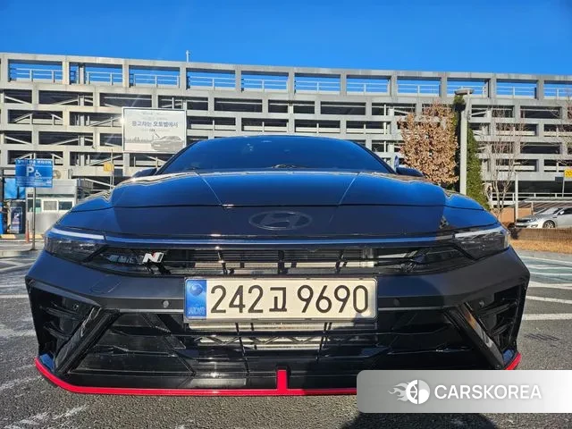 Hyundai The New Avante (CN7) 2024 Черный из Кореи