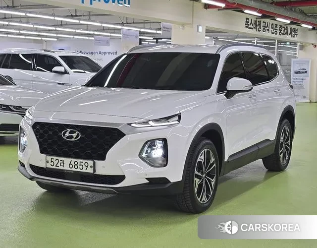 Hyundai Santa Fe TM 2019 Белый из Кореи