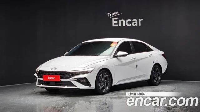 Hyundai The New Avante (CN7) 2023 Белый из Кореи