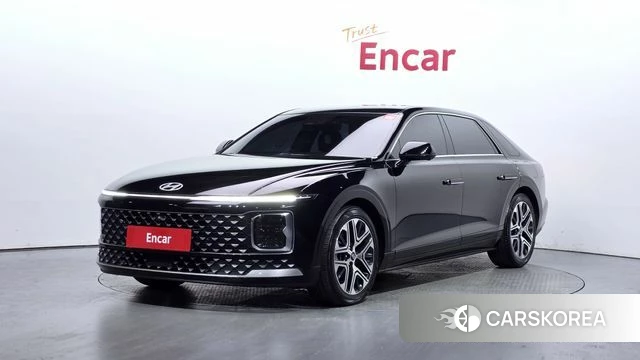 Hyundai Grandeur Hybrid (GN7) 2023 Черный из Кореи